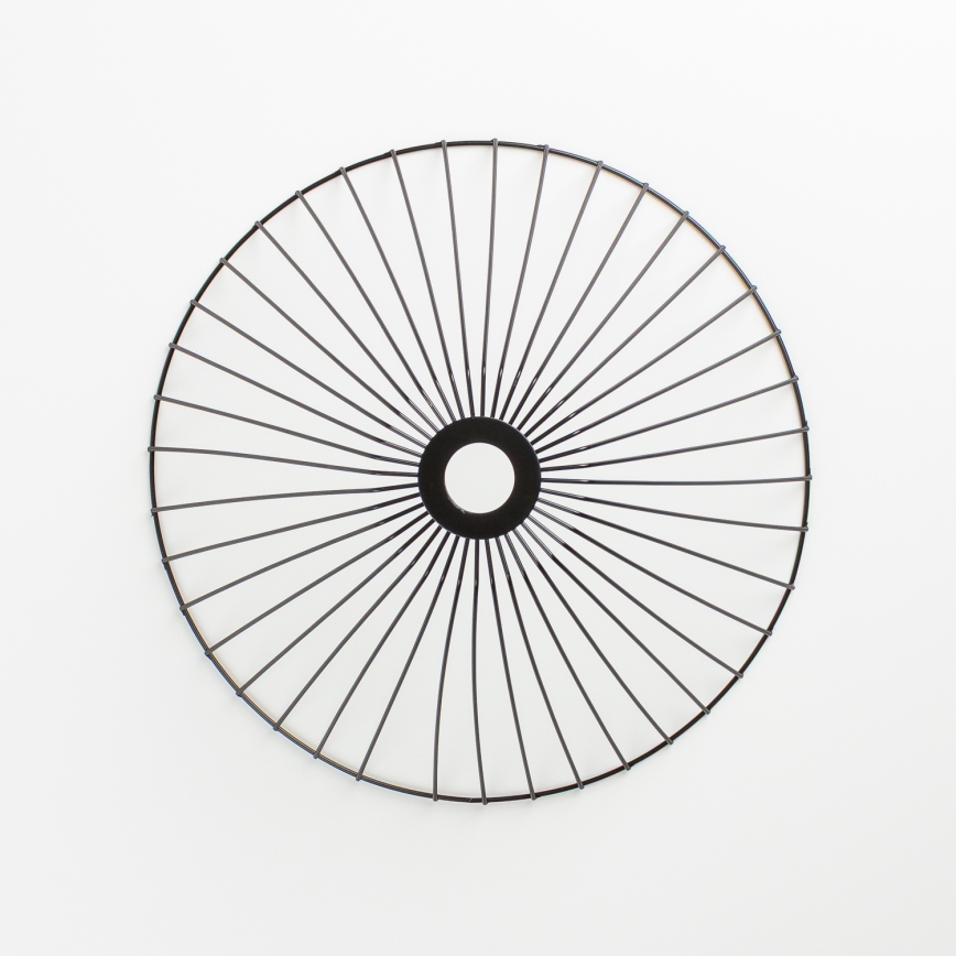 Brilagi - LED полилей за повърхностен монтаж CERIA WIRE 1xE27/40W/230V Ø 45 см черен/дъб