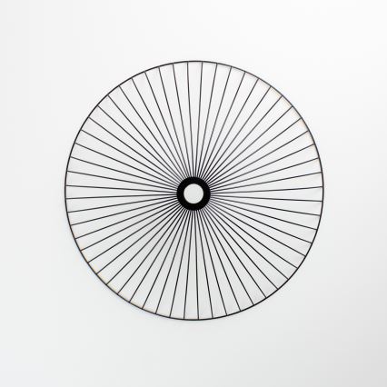 Brilagi - LED полилей за повърхностен монтаж CERIA WIRE 1xE27/40W/230V Ø 60 см черен/дъб