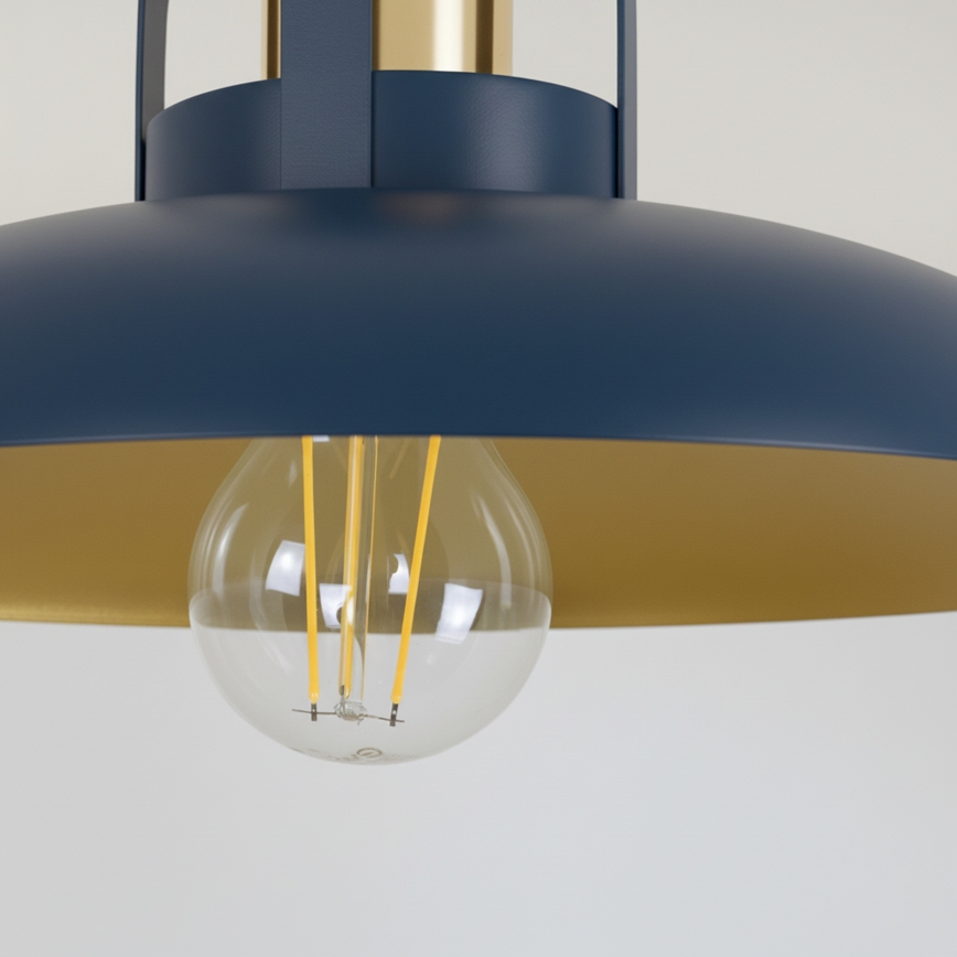 Brilagi - LED Полилей за повърхностен монтаж FLAMENGO 1xE27/60W/230V син