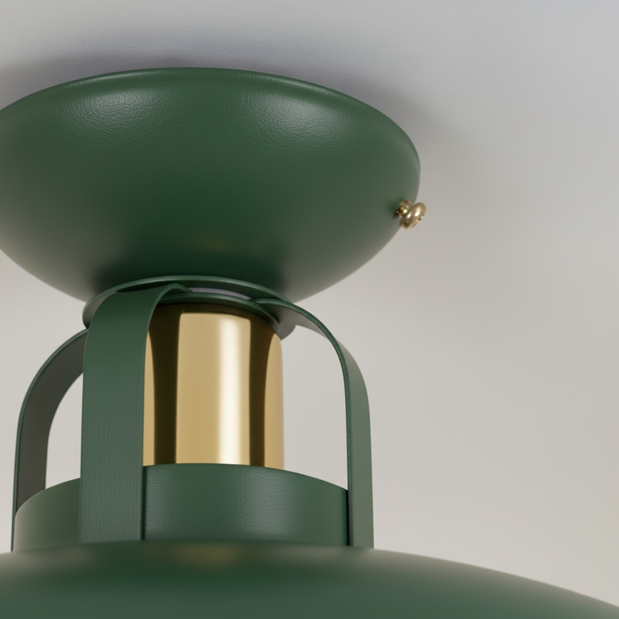 Brilagi - LED Полилей за повърхностен монтаж FLAMENGO 1xE27/60W/230V зелен