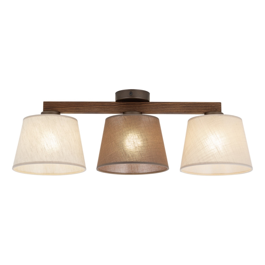 BRILAGI - LED полилей за повърхностен монтаж LATTE SABIA 3xE27/15W/230V бор/микс