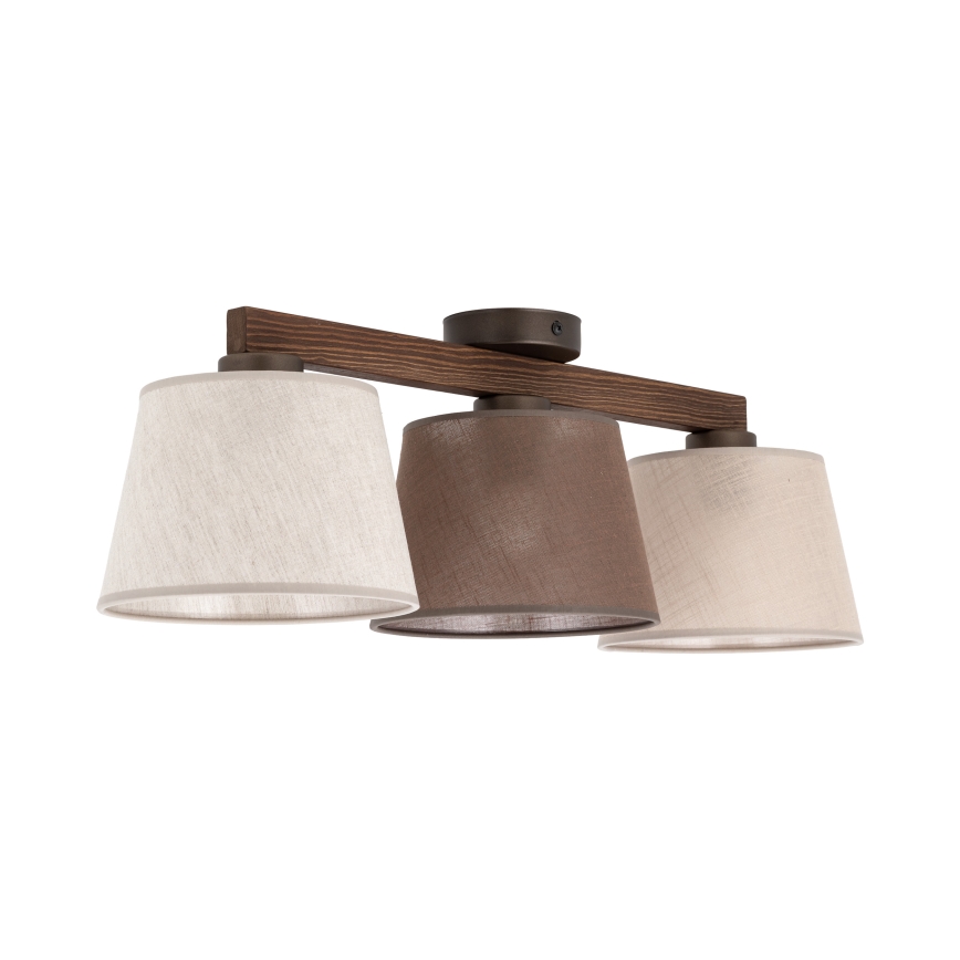 BRILAGI - LED полилей за повърхностен монтаж LATTE SABIA 3xE27/15W/230V бор/микс