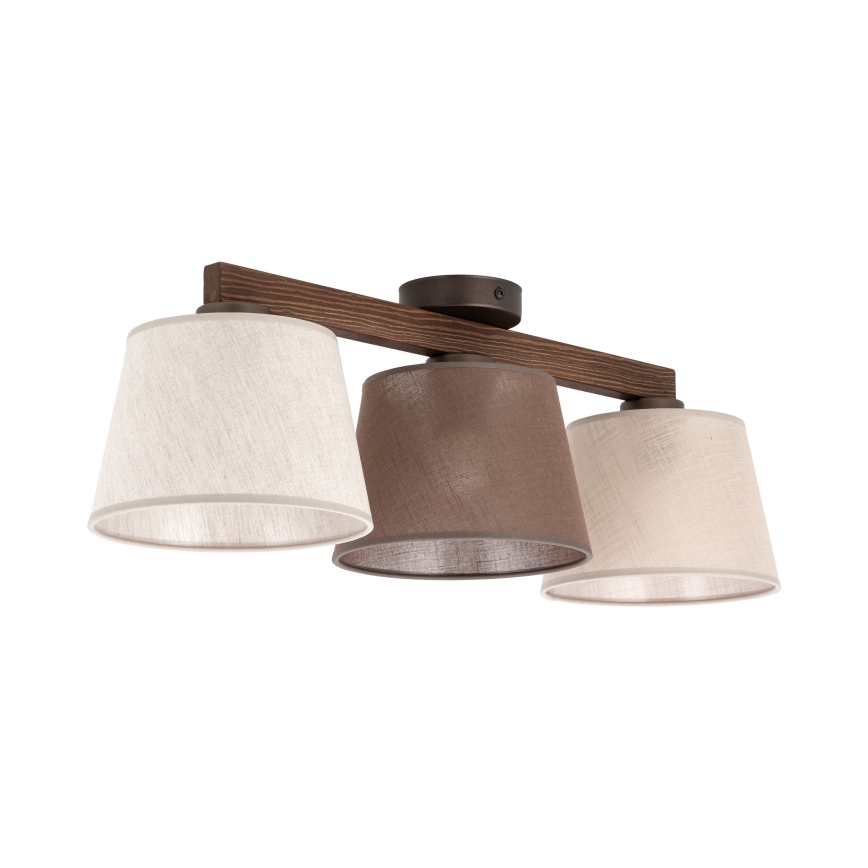 BRILAGI - LED полилей за повърхностен монтаж LATTE SABIA 3xE27/15W/230V бор/микс