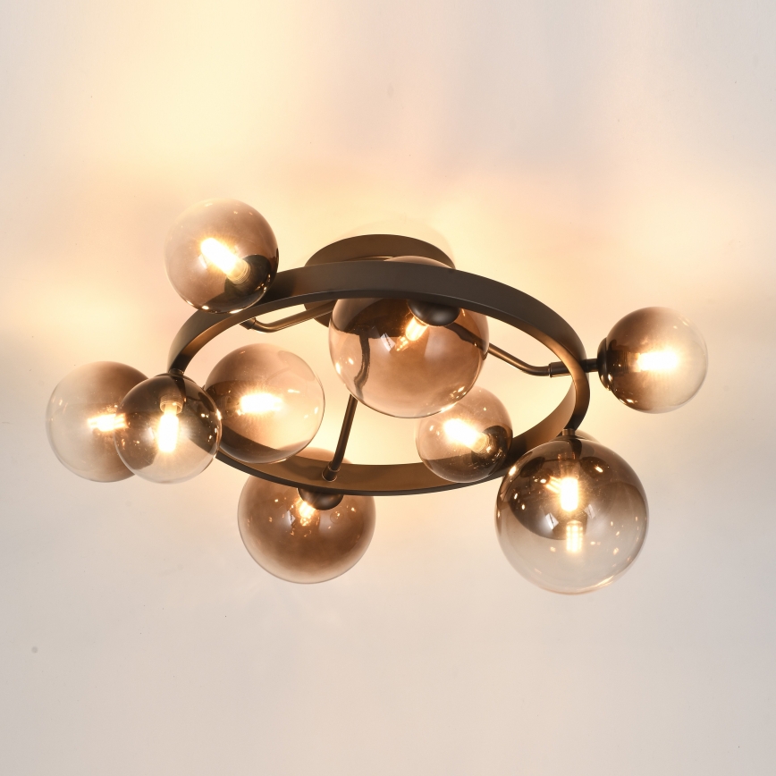 Brilagi - LED полилей за повърхностен монтаж MILLA 10xG9/3W/230V кафяв/опушено кафяв