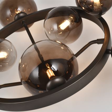 Brilagi - LED полилей за повърхностен монтаж MILLA 10xG9/3W/230V кафяв/опушено кафяв