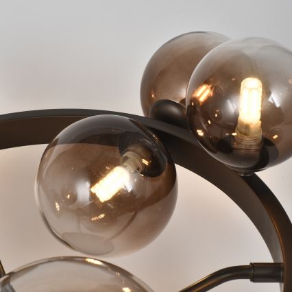 Brilagi - LED полилей за повърхностен монтаж MILLA 10xG9/3W/230V кафяв/опушено кафяв