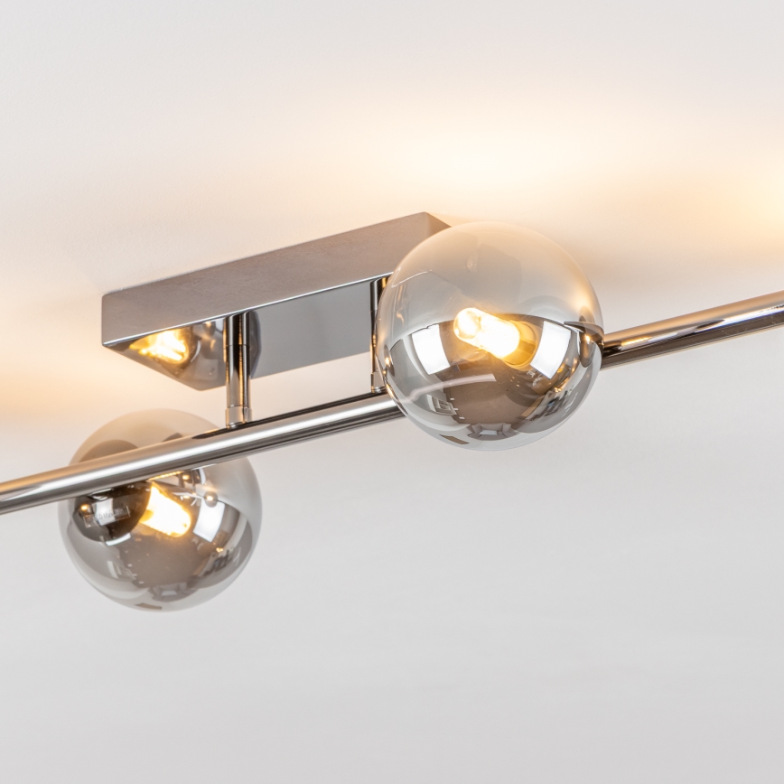 Brilagi - LED Полилей за повърхностен монтаж MILLA 4xG9/3W/230V лъскав хром/опушен