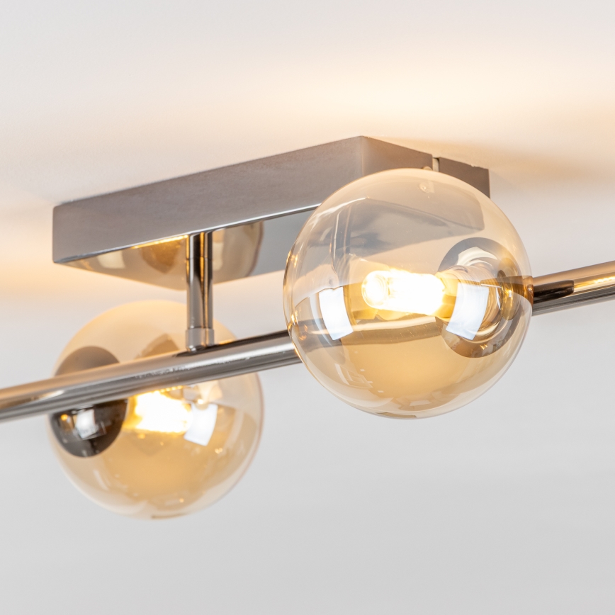 Brilagi - LED Полилей за повърхностен монтаж MILLA 4xG9/3W/230V лъскав хром/златист