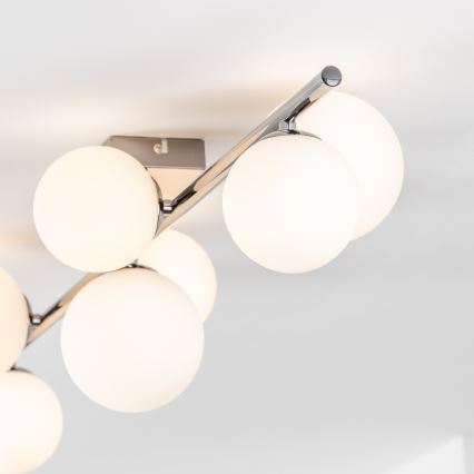 Brilagi - LED Полилей за повърхностен монтаж MILLA 7xG9/3W/230V лъскав хром/бял