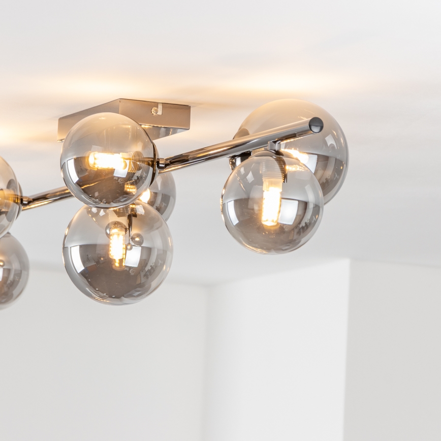 Brilagi - LED Полилей за повърхностен монтаж MILLA 7xG9/3W/230V лъскав хром/опушен