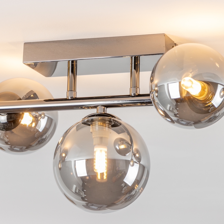 Brilagi - LED Полилей за повърхностен монтаж MILLA 7xG9/3W/230V лъскав хром/опушен