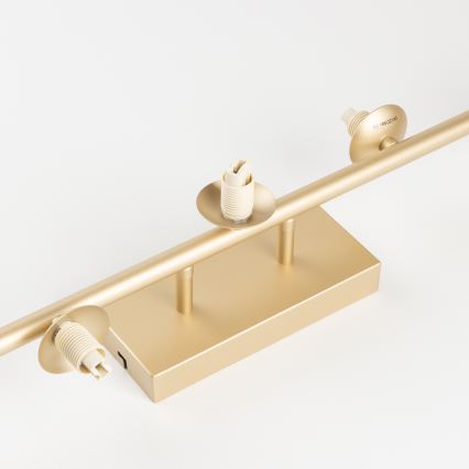 Brilagi - LED Полилей за повърхностен монтаж MILLA 7xG9/3W/230V златист/бял