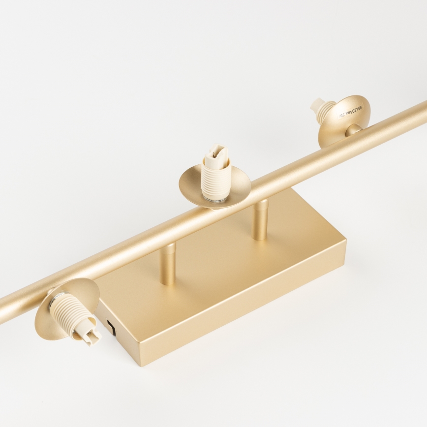 Brilagi - LED Полилей за повърхностен монтаж MILLA 7xG9/3W/230V златист