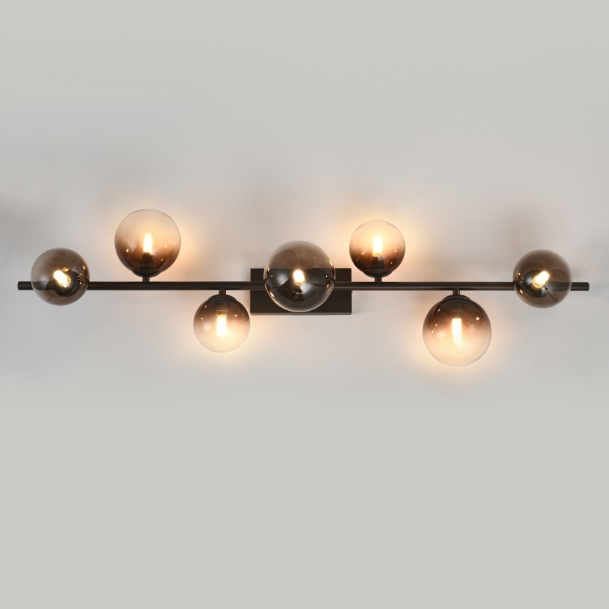 Brilagi - LED полилей за повърхностен монтаж MILLA 7xG9/3W/230V кафяв/опушено кафяв