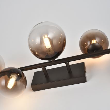 Brilagi - LED полилей за повърхностен монтаж MILLA 7xG9/3W/230V кафяв/опушено кафяв