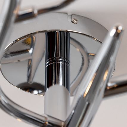 Brilagi - LED Полилей за повърхностен монтаж MISTEL 15xG9/3W/230V лъскав хром/опушен