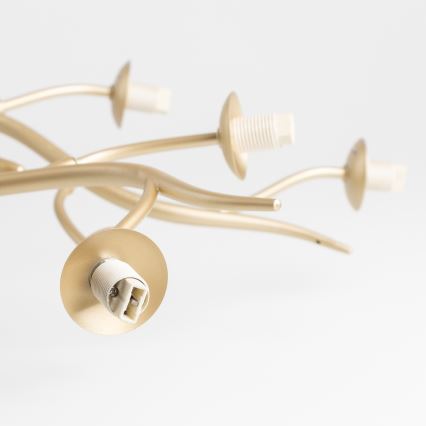 Brilagi - LED Полилей за повърхностен монтаж MISTEL 15xG9/3W/230V златист