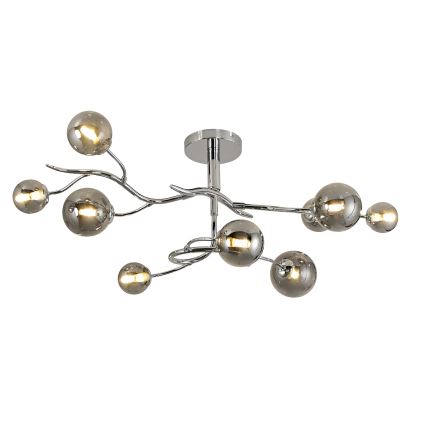 Brilagi - LED Полилей за повърхностен монтаж MISTEL 9xG9/3W/230V лъскав хром/опушен