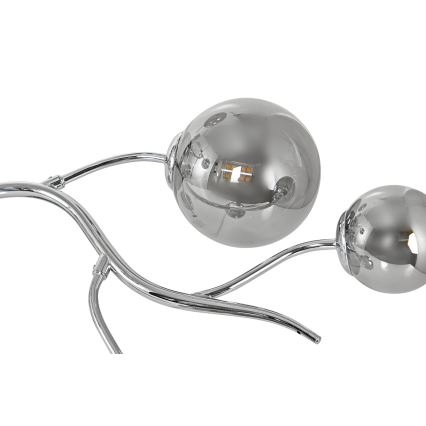Brilagi - LED Полилей за повърхностен монтаж MISTEL 9xG9/3W/230V лъскав хром/опушен