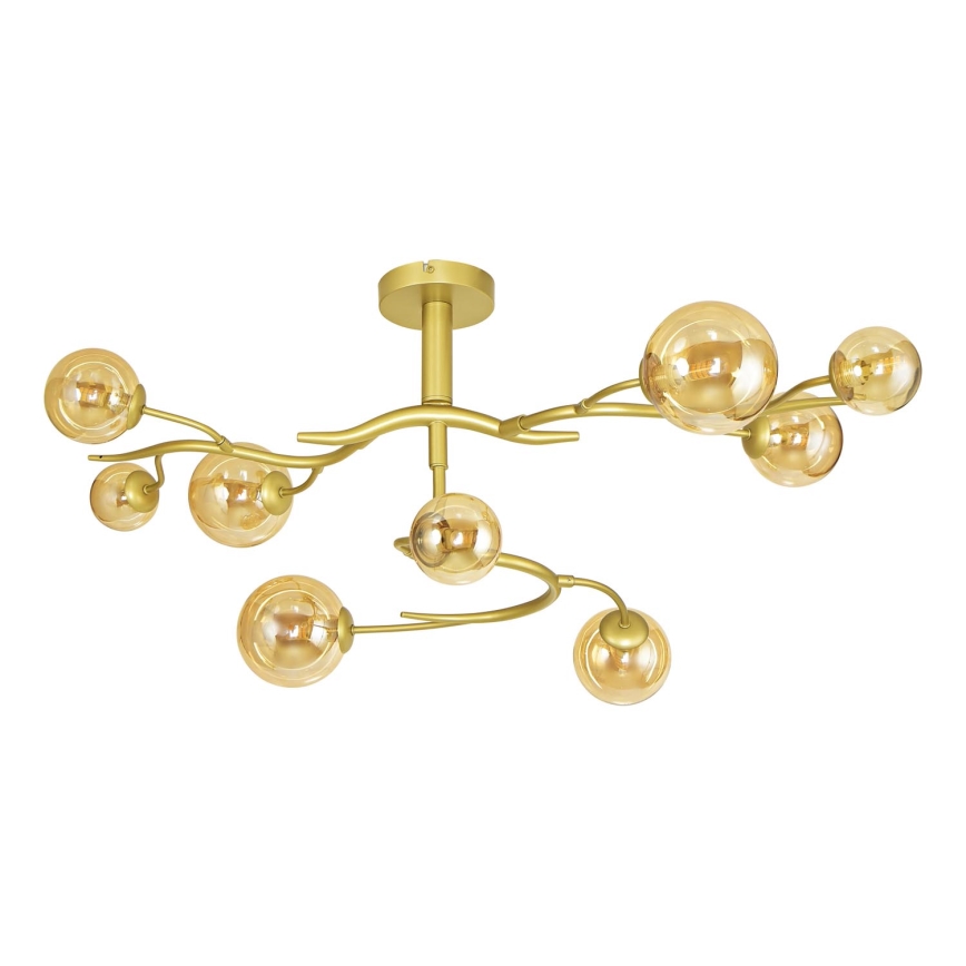 Brilagi - LED Полилей за повърхностен монтаж MISTEL 9xG9/3W/230V златист