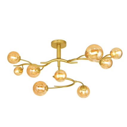 Brilagi - LED Полилей за повърхностен монтаж MISTEL 9xG9/3W/230V златист