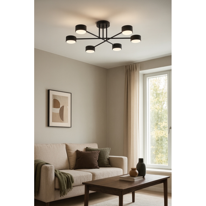 Brilagi - LED полилей за повърхностен монтаж MONO 6xGX53/30W/230V черен