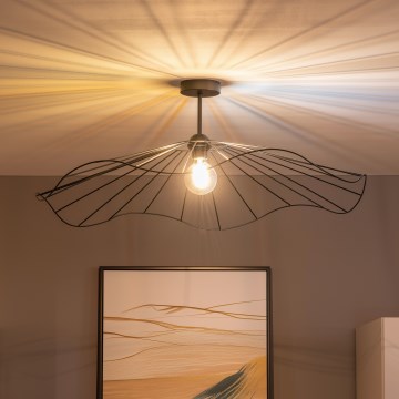 Brilagi - LED полилей за таванен монтаж CERIA WIRE 1xE27/60W/230V Ø 80 см черен