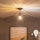 Brilagi - LED полилей за таванен монтаж CERIA WIRE 1xE27/60W/230V Ø 80 см черен