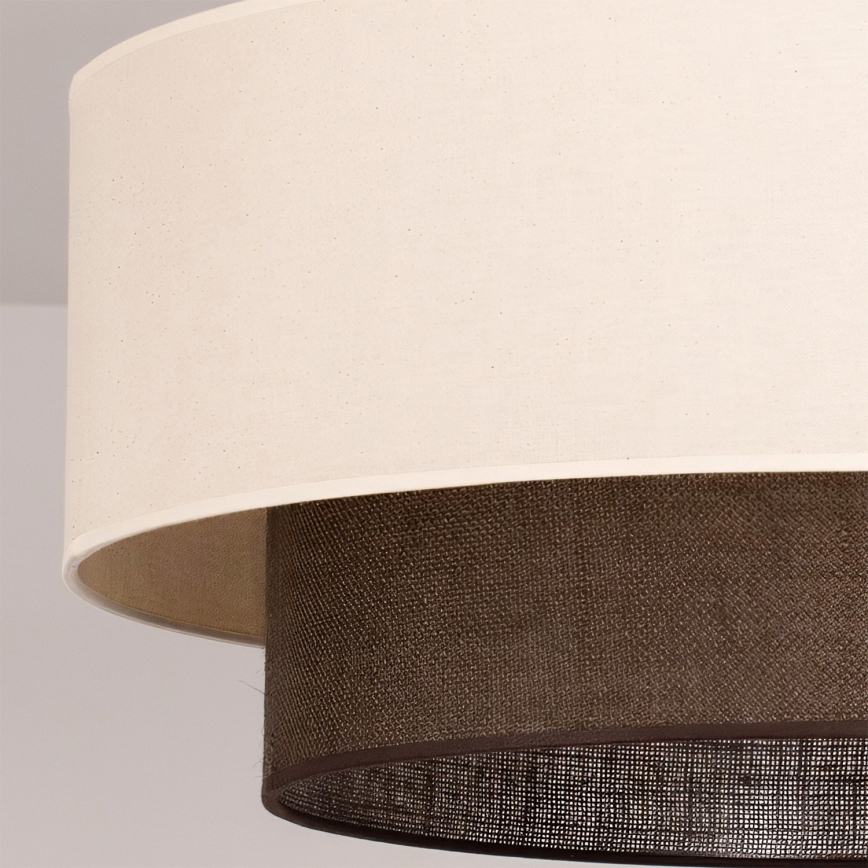 Brilagi - LED повърхностно монтиран полилей BOHO STYLE 3xE27/15W/230V Ø 60 cm кремав/кафяв