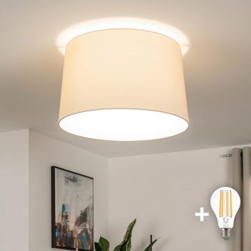 Brilagi - LED повърхностно монтиран полилей CERIA, 1xE27/40W/230V, Ø 45 см, бежов