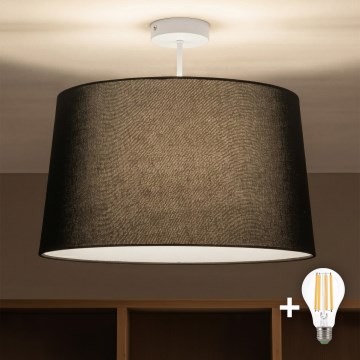 Brilagi - LED повърхностно монтиран полилей CERIA 1xE27/60W/230V Ø 45 cm бял/черен