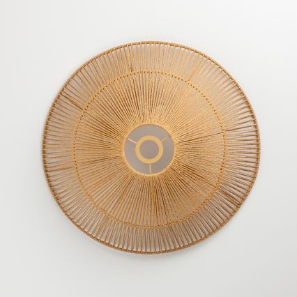 Brilagi - LED повърхностно монтиран полилей CERIA BOHO 1xE27/40W/230V Ø 50 см кафяв/дъб