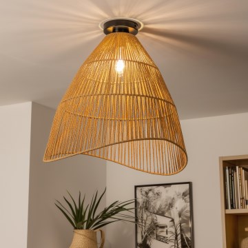 Brilagi - LED повърхностно монтиран полилей CERIA BOHO 1xE27/40W/230V Ø 70 cm кафяв