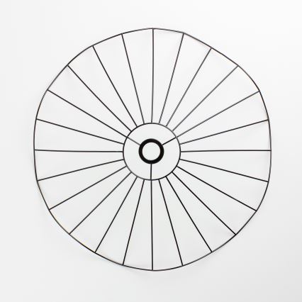 Brilagi - LED повърхностно монтиран полилей CERIA WIRE 1xE27/40W/230V, диаметър 60 cm, черно/дъб