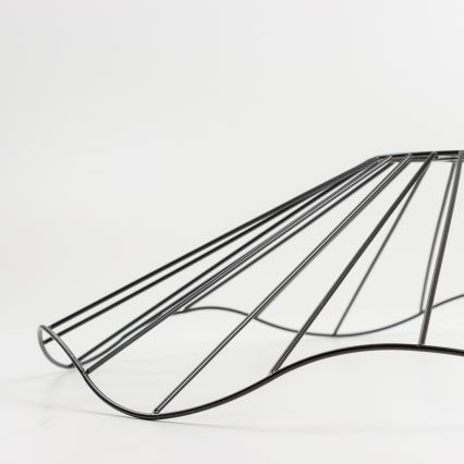 Brilagi - LED повърхностно монтиран полилей CERIA WIRE 1xE27/40W/230V, диаметър 60 cm, черно/дъб