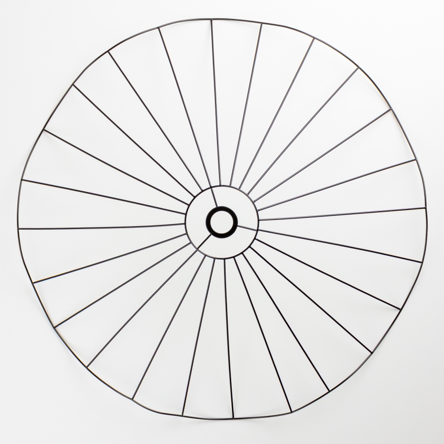 Brilagi - LED повърхностно монтиран полилей CERIA WIRE 1xE27/40W/230V пр. 80 cm черен/дъб