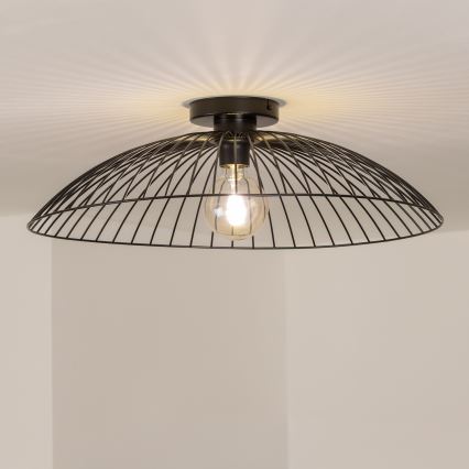 Brilagi - LED повърхностно монтиран полилей CERIA WIRE 1xE27/40W/230V Ø 60 см черен