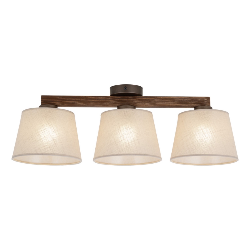 BRILAGI - LED Повърхностно монтиран полилей LATTE 3xE27/15W/230V бор/бежов