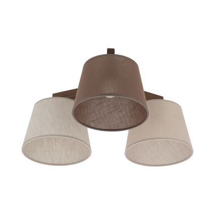 BRILAGI - LED повърхностно монтиран полилей LATTE 3xE27/15W/230V бор/микс