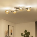 Brilagi - LED повърхностно монтиран полилей MILLA 4xG9/3W/230V черен хром/злато