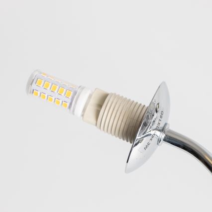 Brilagi - LED повърхностно монтиран полилей MISTEL 15xG9/3W/230V черен хром/опушено