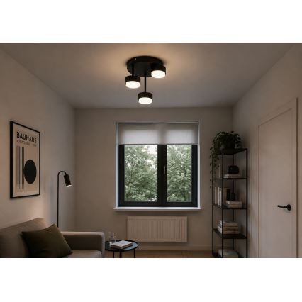 Brilagi - LED повърхностно монтиран полилей MONO 3xGX53/30W/230V черен