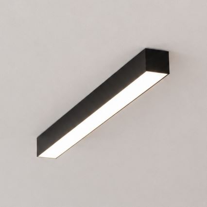 Brilagi - LED повърхностно монтирано таванно осветително тяло FULLDAY LED/10/15/20W/230V 2700/4000/6000K 60 см черно
