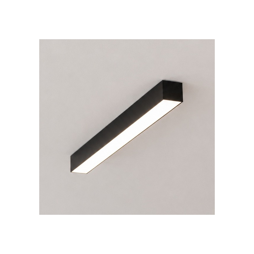 Brilagi - LED повърхностно монтирано таванно осветително тяло FULLDAY LED/10/15/20W/230V 2700/4000/6000K 60 см черно