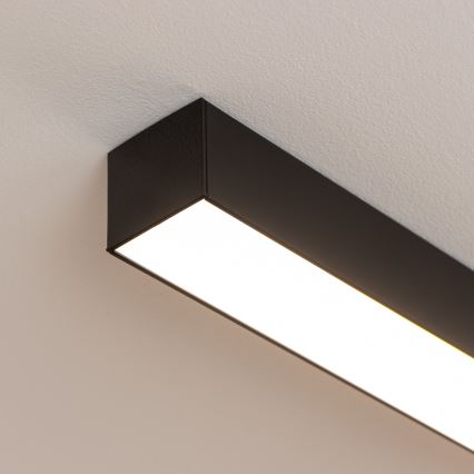 Brilagi - LED повърхностно монтирано таванно осветително тяло FULLDAY LED/10/15/20W/230V 2700/4000/6000K 60 см черно