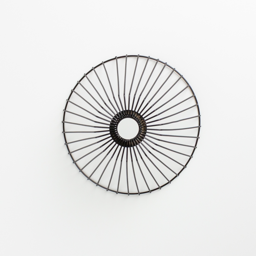 Brilagi - LED повърхностно монтирана лустра CERIA WIRE 1xE27/40W/230V диам. 21 см черна