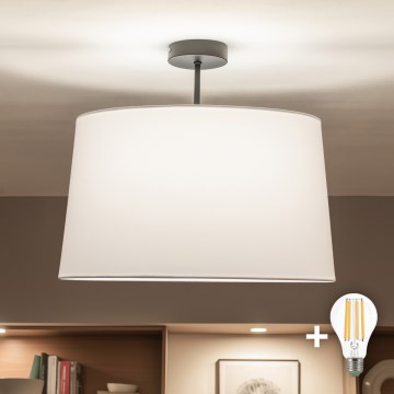 Brilagi - LED прилепнал таванен полилей CERIA 1xE27/60W/230V Ø 45 см черен/бял