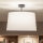 Brilagi - LED прилепнал таванен полилей CERIA 1xE27/60W/230V Ø 45 см черен/бял