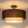 Brilagi - LED приставен плафон BOHO ECO 1xE27/10W/230V Ø 40 см кафяв/кремав
