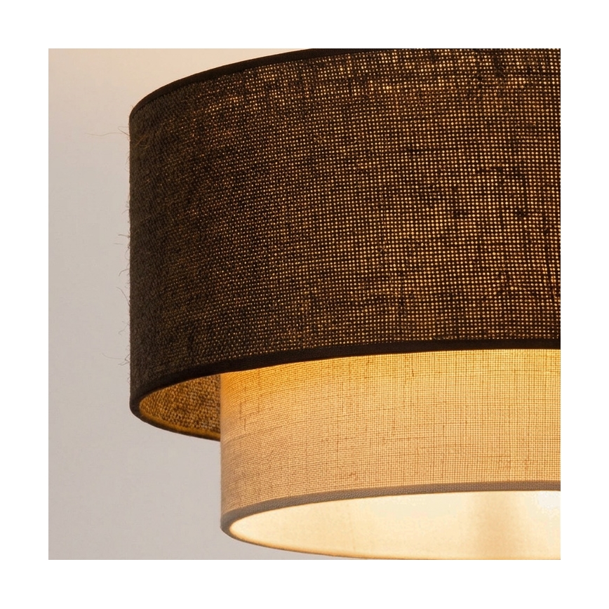 Brilagi - LED приставен плафон BOHO ECO 1xE27/10W/230V Ø 40 см кафяв/кремав